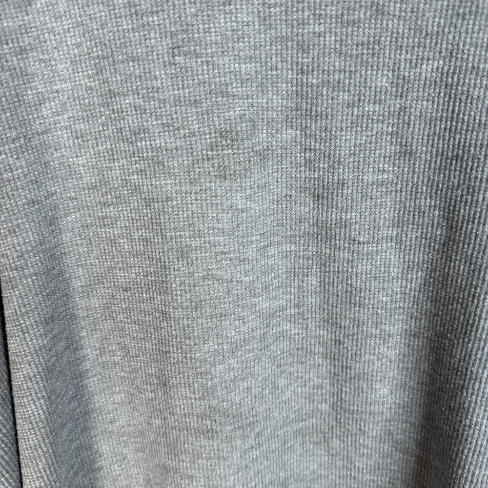 Nation LTD Waffle Knit Thermal Hi-Low Top In Gray Women's Size S - Picture 2 of 6
